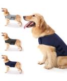 Anti-Fear Dog Jacket - Calming Pet Stress Reduction Shirt | Navy Blue S - Buy Online on GoSupps.com