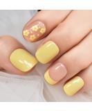 EchiQ Yellow Flowers Press On Nails - Glossy Gel Polish DIY False Nails - Cute Reusable Manicure Faux Ongles for Women and Girls - Buy Online on GoSupps.com