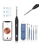 BAFOME Ear Cleaner Camera Kit 1920HD | WiFi Ear Wax Remover Tool with Light | Earwax Removal for iOS Android | Black - Buy Online on GoSupps.com