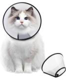 Super collar for pets for pets protective collar neck collars made of plastic special protection for cats Small dogs XS XS (Neck: 9.8 11.2 ") White - Buy Online on GoSupps.com