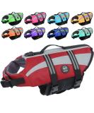 Emust Dog Swimming Vest - Reflective Rescue Vest for Small Dogs | Lifesaver for Swimming Boating & Water | Small Dog Vest in Red - Buy Online on GoSupps.com