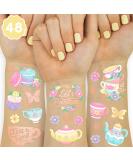 xo, Fetti Tea Party Temporary Tattoos - 48 Glitter Styles | Partea Birthday Party Supplies, Tea Kettle, Cupcakes, Butterfly Arts and Crafts, Easter, Mother's Day - Buy Online on GoSupps.com