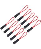 50 Pack Zipper Pendants - Nylon Red ZIP Pullers for Backpacks Clothing & Sportswear - Buy Online on GoSupps.com