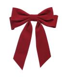Sukokola 1ZSM Bow Hair Clip in Red - Stylish Acrylic Hair Accessory for All Occasions | International Shipping Available - Buy Online on GoSupps.com