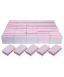 Mini Nail Buffer Blocks (50 Pack) for Acrylic and Natural Nails - 100/180 Grit Bulk Buffing Blocks for Professional Manicure - White - Buy Online on GoSupps.com