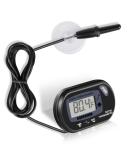 Neptonion Aquarium Thermometer - LCD Digital Fish Tank Temperature Monitor with Suction Cup for Reptiles - Buy Online on GoSupps.com