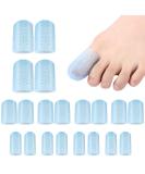 Toe Protectors for Women & Men - 20 Gel Toe Caps for Pain Relief Blister & Hammer Toe Protection | Airflow Orifice Design - Buy Online on GoSupps.com
