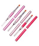 WOKOTO 3pcs Dual-Ended Gel Nail Brushes - 2 Way Gel Spatula For Nail Art Extension and Acrylic Nails Design - Buy Online on GoSupps.com