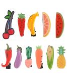 11 Pcs Fruit & Vegetable Hair Clips for Girls - Cute Hair Accessories - Buy Online on GoSupps.com
