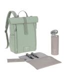 Eco-Friendly Casual Baby Changing Bag | Sustainable Diaper Bag Backpack with Stroller Attachment & Diaper Pad - Buy Online on GoSupps.com