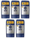 5x Nivea Silver Protect Anti-perspirant Deodorant Solid Stick for Men 5x50ml (Pack of 5) - Buy Online on GoSupps.com
