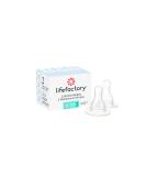 Lifefactory BPA-Free Stage 2 (3-6 Months) Silicone Nipples 2-Pack - Buy Online on GoSupps.com