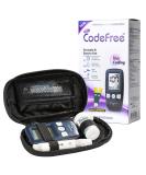 Codefree Blood Glucose Monitor | Diabetes Monitoring Meter Tester | Blood Sugar Testing Kit with Strips Lancets Case - in mmol/L 1 Count (Pack of 1) 1 x Complete Pack - Buy Online on GoSupps.com