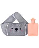 Queta Hot Water Bottle 1000ml - Thick Rubber Heat Bottle with Soft Plush Cover for Waist Abdomen Hands Shoulders & Neck Warmer - Ideal for International Shipping - Buy Online on GoSupps.com