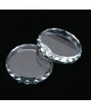 2PCS Nail Art Painting Glass Board - Color Toning Palette for Makeup Display and Cosmetic Mixing Tools - Buy Online on GoSupps.com