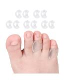 DYKOOK Pinky Toe Separator Gel Toe Spacers Straightener Hammer Toe Corrector for Feet Women and Man 10 Pcs/lot Pinky Toe Bunion Spreaders for Overlapping Toes Women - Buy Online on GoSupps.com