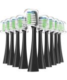 Sonic Replacement Toothbrush Heads for Waterpik Complete Care 9.0 & 5.0 Electric Toothbrush - 10 Count, Soft Bristle, Black - Buy Online on GoSupps.com