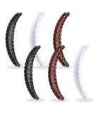 Vintage Banana Hair Clips | Nalcy 6-Piece Set for Long Hair - Ideal Fish Comb Clips for Women & Girls - Buy Online on GoSupps.com