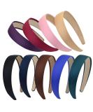 9 Pieces Satin Frontal Ligaments - Slipproof Hair Bands for Women & Girls | DIY Hair Jewelry & Head Straps - 9 Colors Available - Buy Online on GoSupps.com