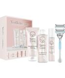Shop Gillette Venus Satin Care Women's Razor Gift Set | Intimate Area Shaving with Gel & Blades | Premium Cosmetic Bag Included - Buy Online on GoSupps.com
