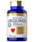 Carlyle Ubiquinol 200mg - Highly Bioavailable CoQ10 Supplement | Non-GMO Gluten Free | 60 Softgels - International Shipping Available - Buy Online on GoSupps.com