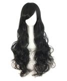 MapofBeauty 32 Long Black Spiral Curly Cosplay Costume Wig - Best Quality Hair Wig for Cosplay & Fashion - Buy Online on GoSupps.com