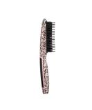 Calista Triangl Pro Heated Detailer Brush | Anti-Frizz Heat Styling Brush with Ionic Technology | 5 Heat Settings | 11" Snakeskin - Professional Hair Tool for Smooth Burn-Free Styling - Buy Online on GoSupps.com