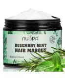 Rosemary Mint Hair Mask - Deep Conditioning for Damaged Dry Frizzy Hair (380ML) - Anti-Break Bond Repair Treatment - Buy Online on GoSupps.com