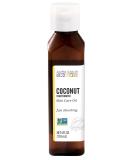 Aura Cacia Fractioned Coconut Oil Skin Care Oil | 4 fl. oz. Fractioned Coconut 4 Fl Oz (Pack of 1) - Buy Online on GoSupps.com