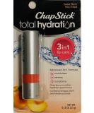 ChapStick Total Hydration Sweet Peach Lip Balm - Triple Action Hydrating Lip Care 0.12 Oz - International Shipping Available - Buy Online on GoSupps.com