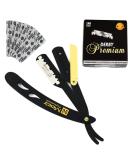 B&G Professional Straight Edge Shaving Razor with Premium Derby Blades | Easy Replacement Mechanism | 100% Stainless Steel | Macs-049BGP1 - Buy Online on GoSupps.com