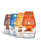 SweetLeaf Sweet Drops Assortment (4 Pack) Stevia Sweetener, Keto Friendly, Zero Calories, Sugar-Free - Buy Online on GoSupps.com