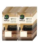 CJ Bibigo Savoury Crispy Roasted Korean Seasoned Seaweed Laver Nori Snacks (10 Pcs) 40g - Buy Online on GoSupps.com