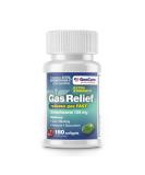 GenCare Extra Strength Gas Relief - Simethicone 125mg (180 Softgels) | Maximum Strength Anti-Gas Pills for Bloating Pressure & Discomfort | Compare to Gas-X - Buy Online on GoSupps.com