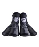 KOOLTAIL Dog Socks Anti Slip with Straps Traction Control Waterproof Paw Protector Black XL - Paw Width: 2.6", Length: 6.3" - Buy Online on GoSupps.com
