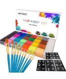 Anteeke Body Paint Face Color Kit - 26 Water-Soluble Palette for Kids | Perfect for Halloween Christmas Easter Carnival & Cosplay Makeup - Buy Online on GoSupps.com