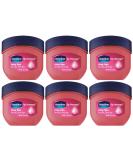 Vaseline Lip Therapy Rosy Lips Mini Pure Petroleum Jelly Advanced Moisture Light Rose Fragrance Sheer Pink Tint on Lips Mini Vaseline Petroleum Jelly Soft Vaseline Lips (Pack of 6 - 0.25 Oz Ea) - Buy Online on GoSupps.com