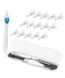 Spiral Earwax Remover Set - 16 Tips & 6 Carbon Steel Ear Spoons for Effective Ear Care - Buy Online on GoSupps.com