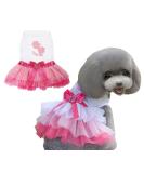 Luxury Dog Dress - Princess Tutu Skirt for Small Dogs | Evening & Wedding Outfit with Bowknot | Red Rock Lips Design - Buy Online on GoSupps.com