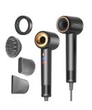 SuperFlow1 Fast Drying Hair Dryer - 500M Negative Ion Lightweight Low Noise with Diffuser & ShineRing - Buy Internationally - Buy Online on GoSupps.com