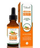 Erbaid Turmeric Serum for Face & Body - All Natural Turmeric Skin Brightening Serum - Cleanses Skin  Fights Acne  Evens Tone  Heals Scars - Pure Handcrafted Skincare Made in the USA - Buy Online on GoSupps.com
