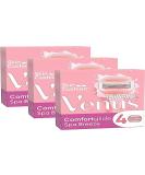 Gillette Venus Comfortglide Spa Breeze - 12 Replacement Blades for Women | Gentle & Thorough Shaving - Buy Online on GoSupps.com