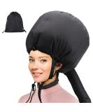 Segbeauty Adjustable Hair Dryer Hood - Deep Conditioning Treatment Cap with Y-Type Side Belt - Black - Buy Online on GoSupps.com