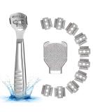 Cornea Removal Pedicure Set | Stainless Steel Foot Corn Remover with 10 Replacement Blades for Smooth Feet - Buy Online on GoSupps.com