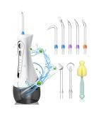 Water Flosser for Teeth - Cordless IPX7 Waterproof Dental Irrigator with 11oz Tank 4 Modes & 7 Tips - Ultimate Oral Care for Gums & Braces - Buy Online on GoSupps.com
