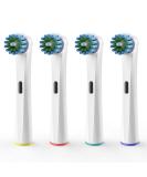 Oral-B Compatible Replacement Toothbrush Heads - 4 Count Pack - Buy Online on GoSupps.com