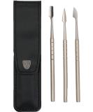 3 Swords Germany Professional Cuticle Pusher, Cuticle Knife, and Nail Cleaner - Stainless Steel Manicure Pedicure Tool Set (7940) - Buy Online on GoSupps.com