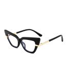 FEISEDY Cateye Blue Light Blocking Glasses for Women - Fashion Cat Eye Frame Black 52mm B2984 - Buy Online on GoSupps.com