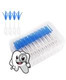 GreenMingle 200 Pieces Silicone Interdental Brushes for Oral Cleaning - Dual-Use Dental Picks for Braces and Teeth - Floss Picks with Tooth Brushing Benefits - Buy Online on GoSupps.com