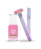 Laduora Velve Pro 5-in-1 Dual Color Light Therapy Wand Kit for Face and Neck | Microcurrent & Facial Massage | Lavender Frost - Buy Online on GoSupps.com